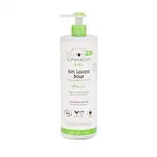 Alphanova Bébé Gel Lavant Doux Corps Visage et Cheveux 400ml