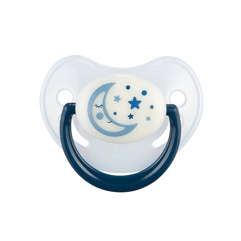 CANPOL BABIES SUCETTE ORTHODONTIQUE SILICONE 6-18M BLEU MOON 22/501