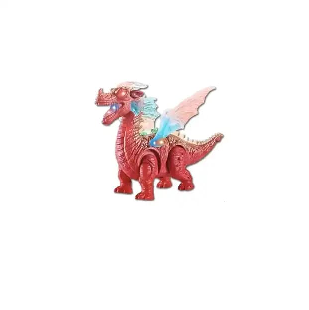 dinosaurio dragon luces multicolores