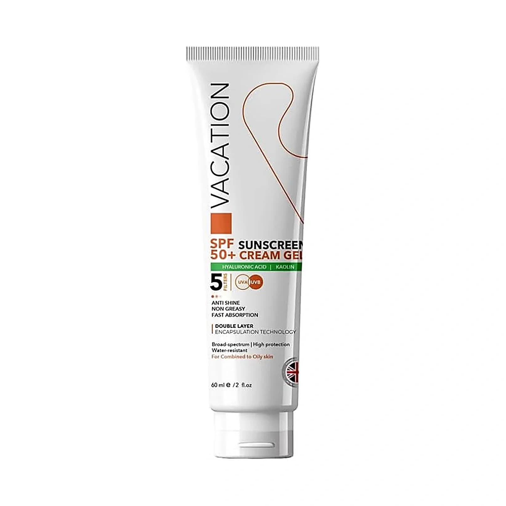 VACATION SUNSCREEN GEL CREME SPF50+ – PEAUX MIXTES À GRASSES