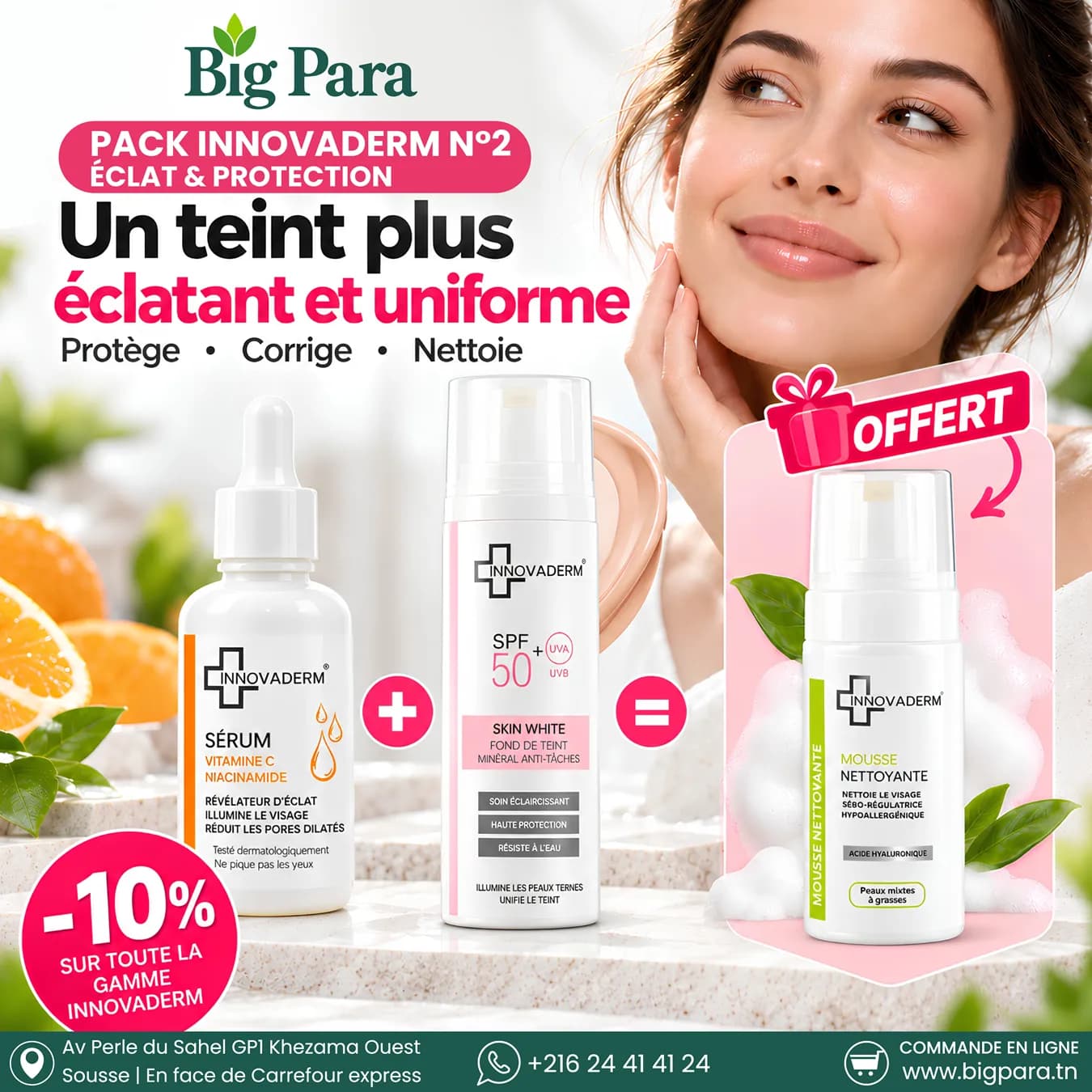 Pack promo Innovaderm N°2