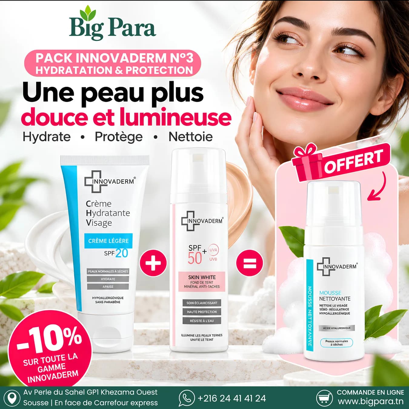 Pack promo Innovaderm N°3