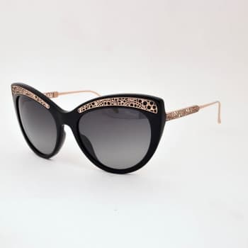 Lunette solaire Chopard Noir et doré pour femme