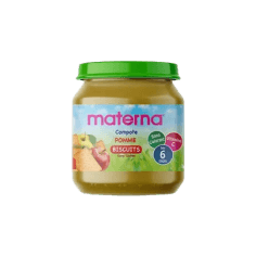 MATERNA COMPOTE POMME BISCUITS 130G