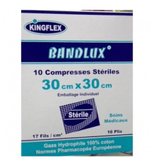 MILVA BANDLUX COMPRESSE STERILE 30x30 BT/10