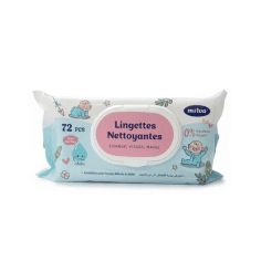 MILVA LINGETTES 72PCS
