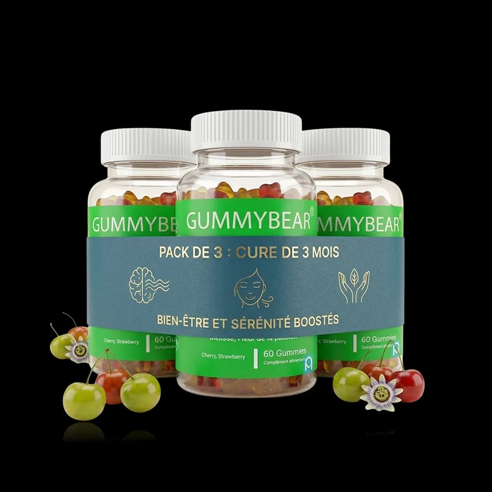 Gummy Bear No Stress – Pack de 3 Boites