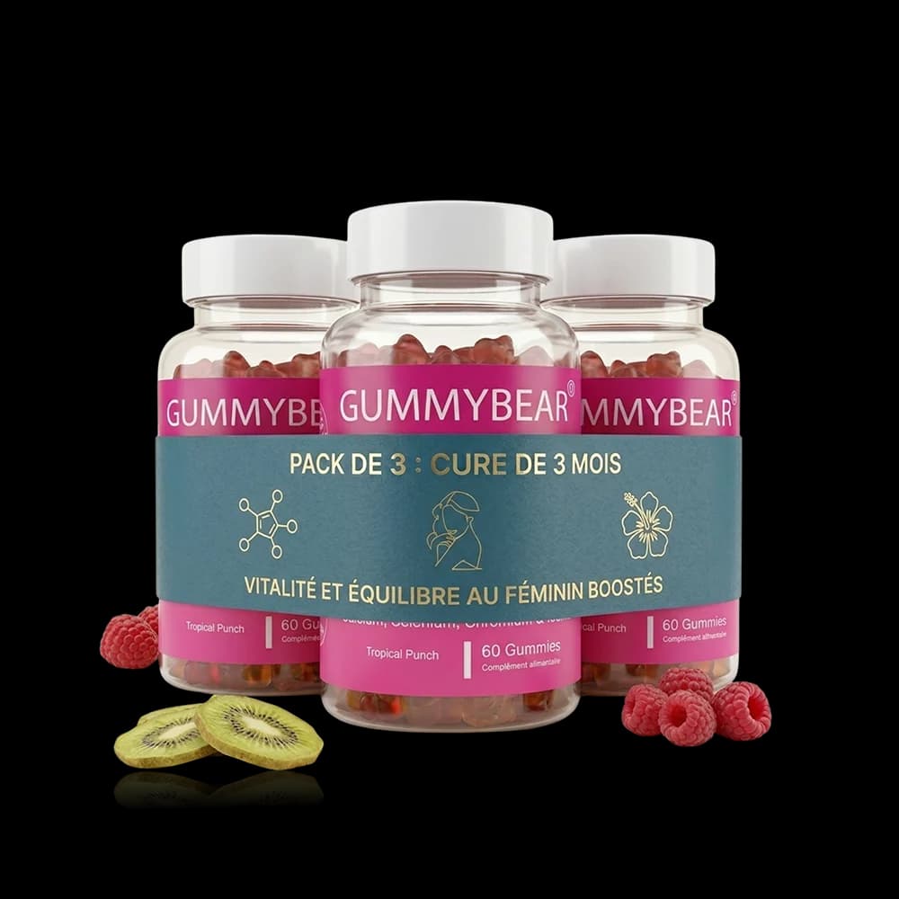 Gummy Bear Women’s Multi – Pack De 3 Boites