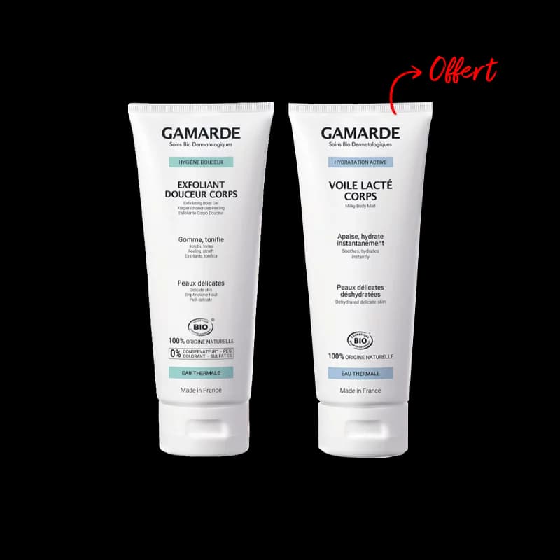 Gamarde Exfoliant Douceur Corps + Voile Lacte Corps