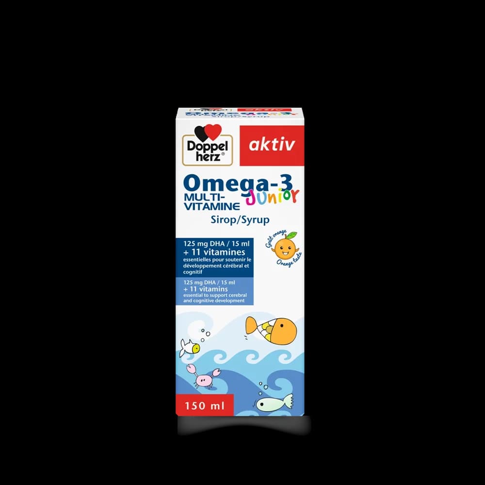 Aktiv Omega 3 Junior Multivitamine Sirop 150ML