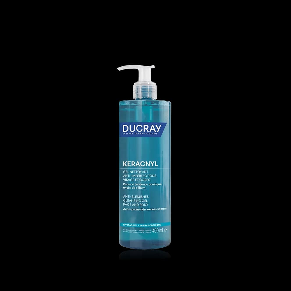 DUCRAY KERACNYL GEL NETTOYANT 400ML