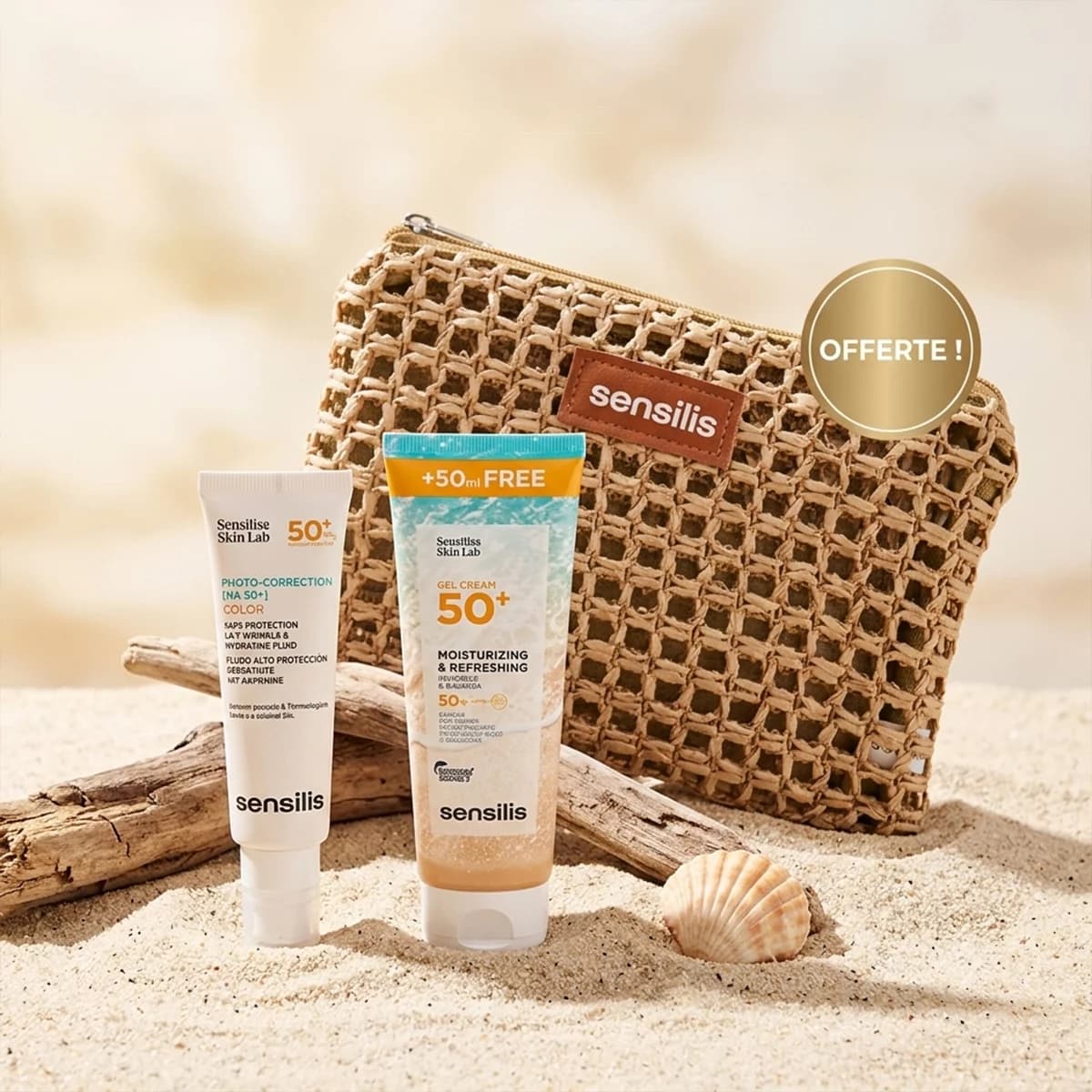 Sensilis Pack Solaire TINT PLUS + trousse offerte