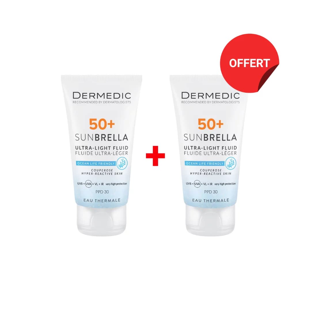 Dermedic Duo Sunbrella Fluide Ultra Léger SPF 50+ (2ème OFFERT)