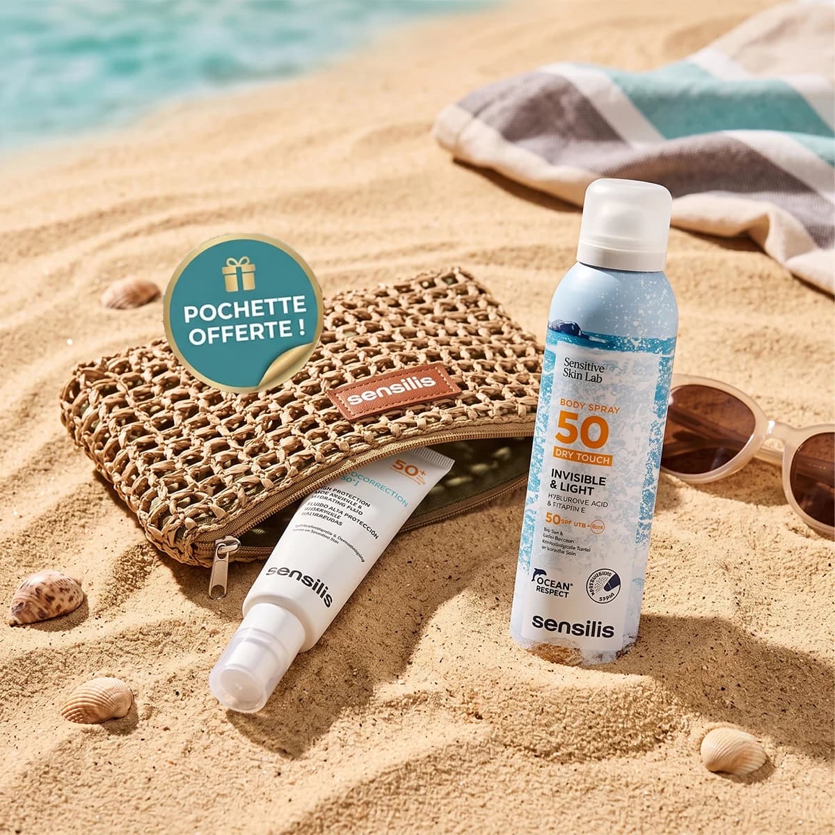 Sensilis Pack Solaire Invisible PURE CORE + Trousse Offerte