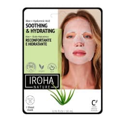 IROHA TISSUE FACE MASK ALOE H.A. BIODEGRADABLE