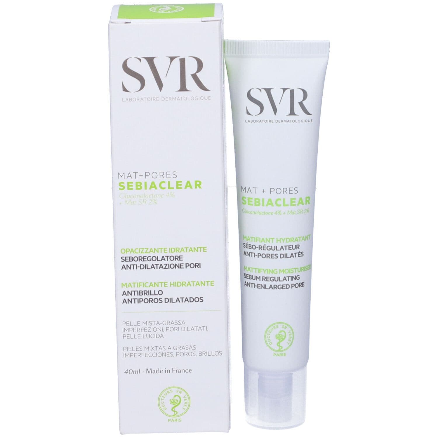 SVR Sebiaclear Mat+Pores Soin Matifiant 40ml