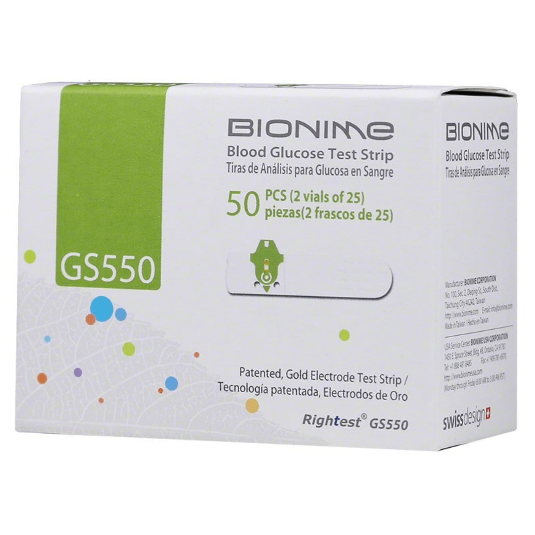 BIONIME bandelettes GS550 – 50 Bandelettes