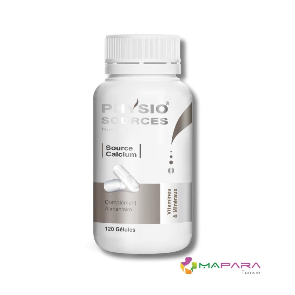 PHYSIOSOURCES Source Calcium 330mg 120 Gélules