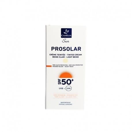 CAMELIA PROSOLAR CREME TEINTEE BEIGE CLAIRE SPF50+ -50ML