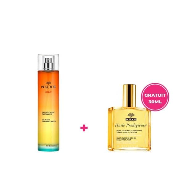 NUXE Eau Délicieuse Parfumante100ml + NUXE Huile Prodigieuse 30ml (Gratuit)