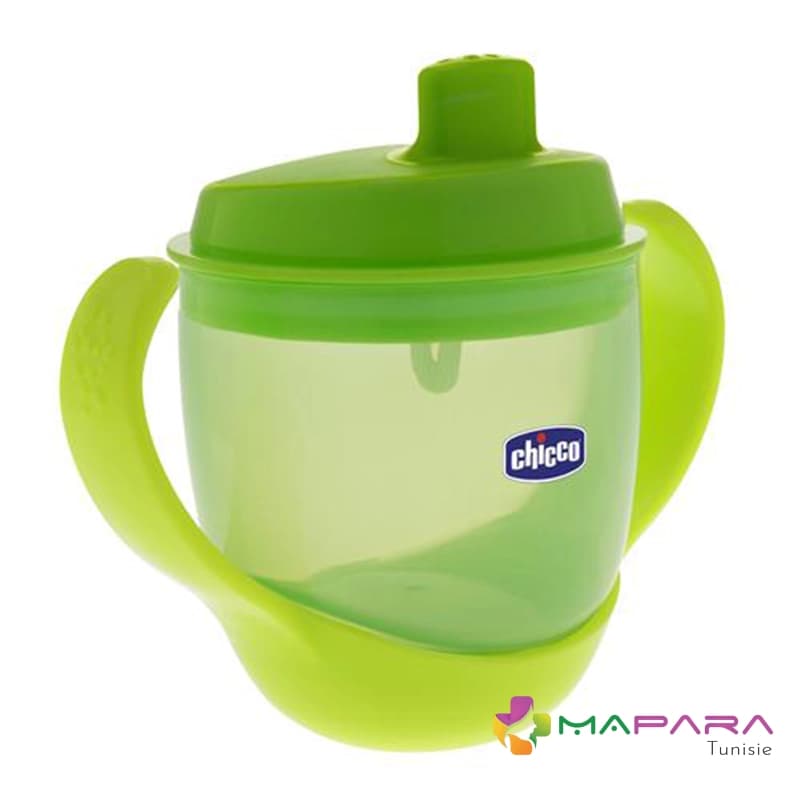 Chicco – Tasse Repas Evolutive – Vert Pomme – 12 mois