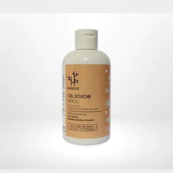 HERBÉOS Gel Douche Néroli Collagène & Orange Blossom Flower 250 ml