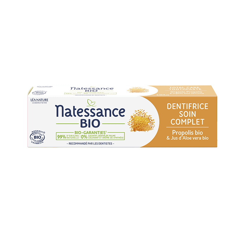 Natessance Dentifrice Soin Complet Propolis Bio 75 ml