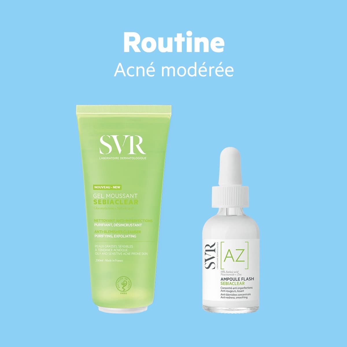 MaRoutine SVR Sebiaclear Acné Modérée
