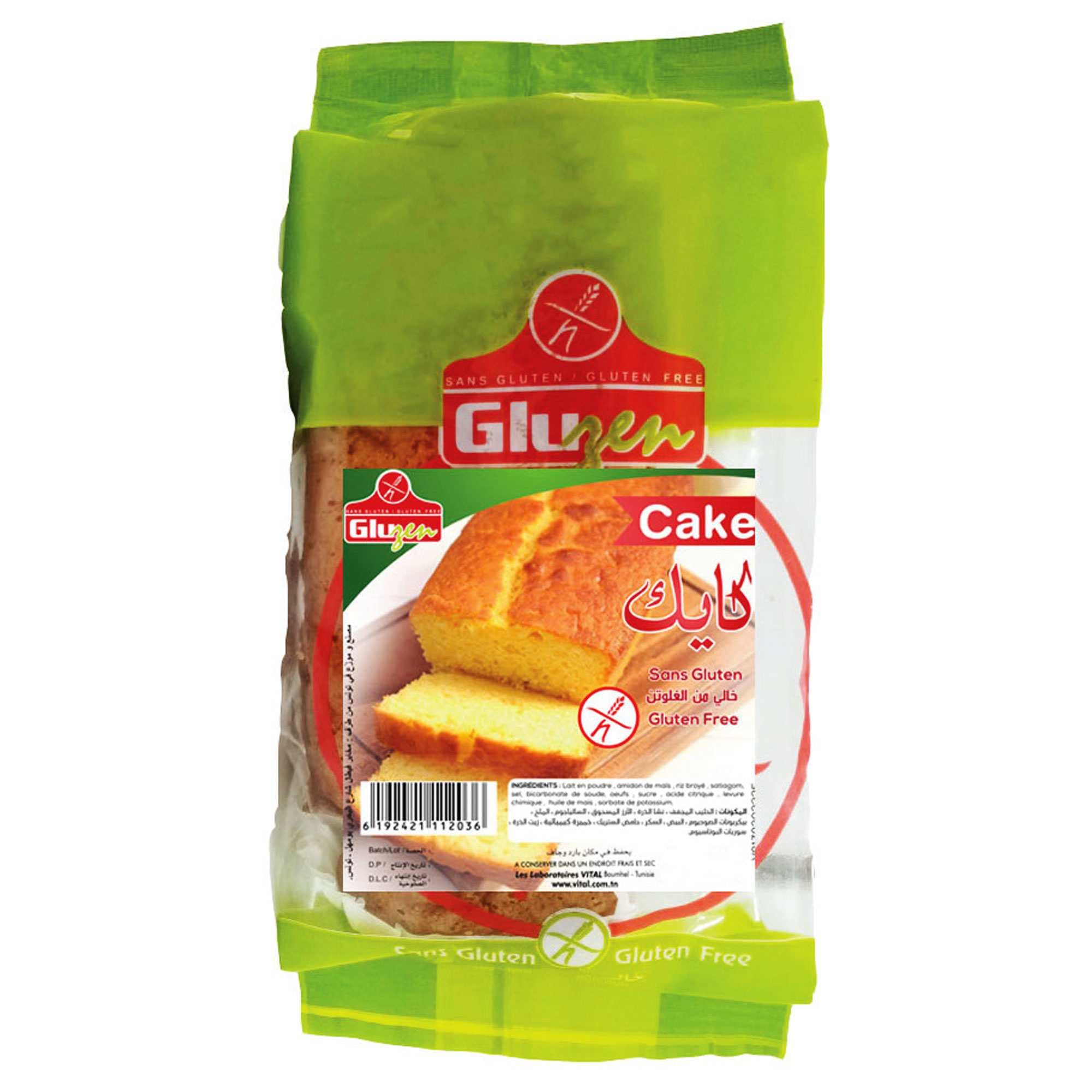 Gluzen Cake Sans Gluten 180g