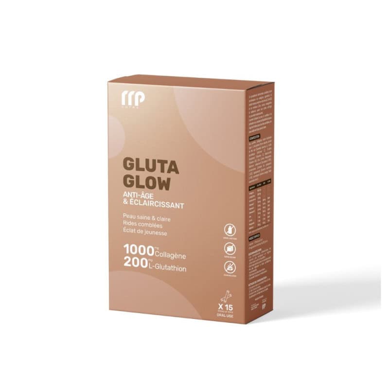 GLUTA Glow Suspension Buvable Anti-âge Eclaircissant 14 Sticks