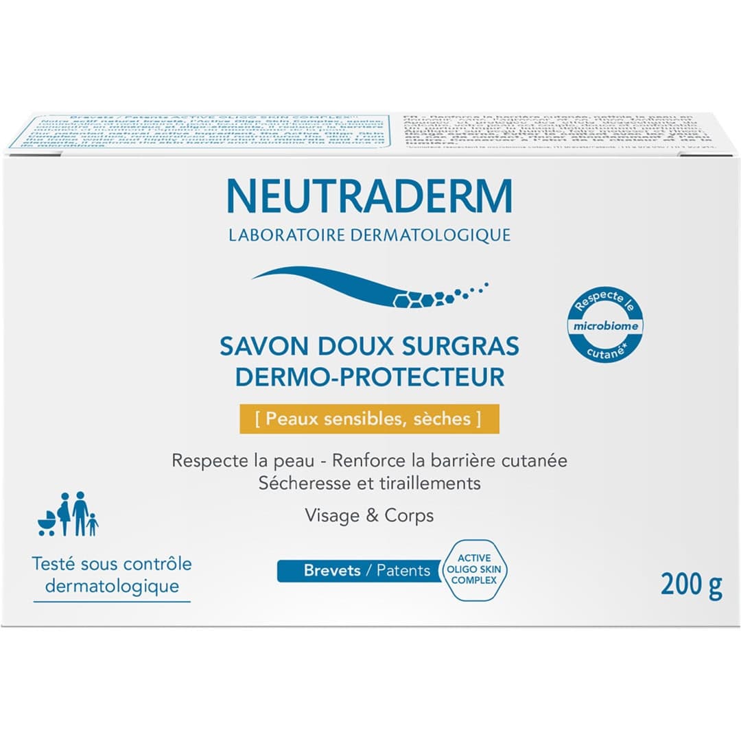 Neutraderm Savon Doux Surgras Dermo-Protecteur 200g