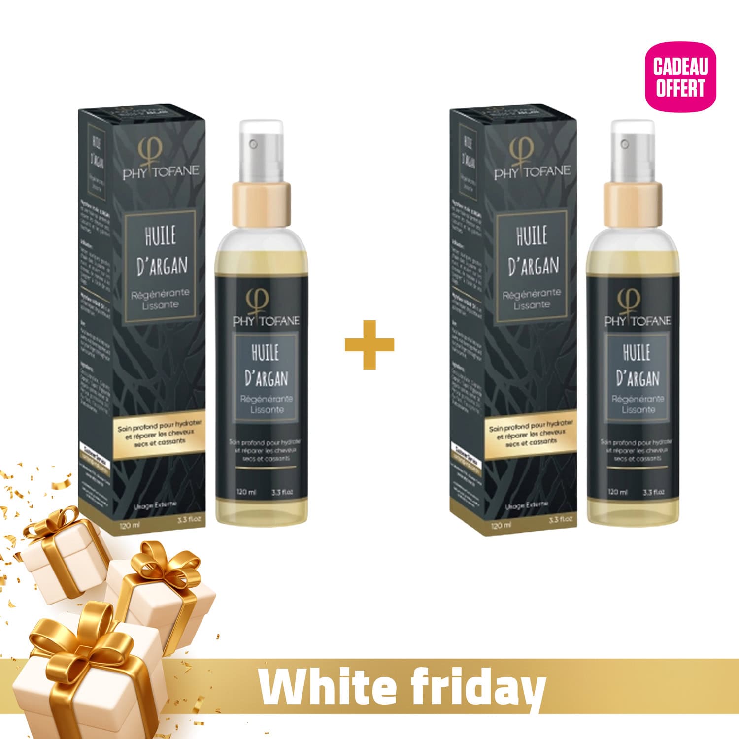 Phytofane Huile d’Argan 120ml + Phytofane Huile d’Argan 120ml Offert