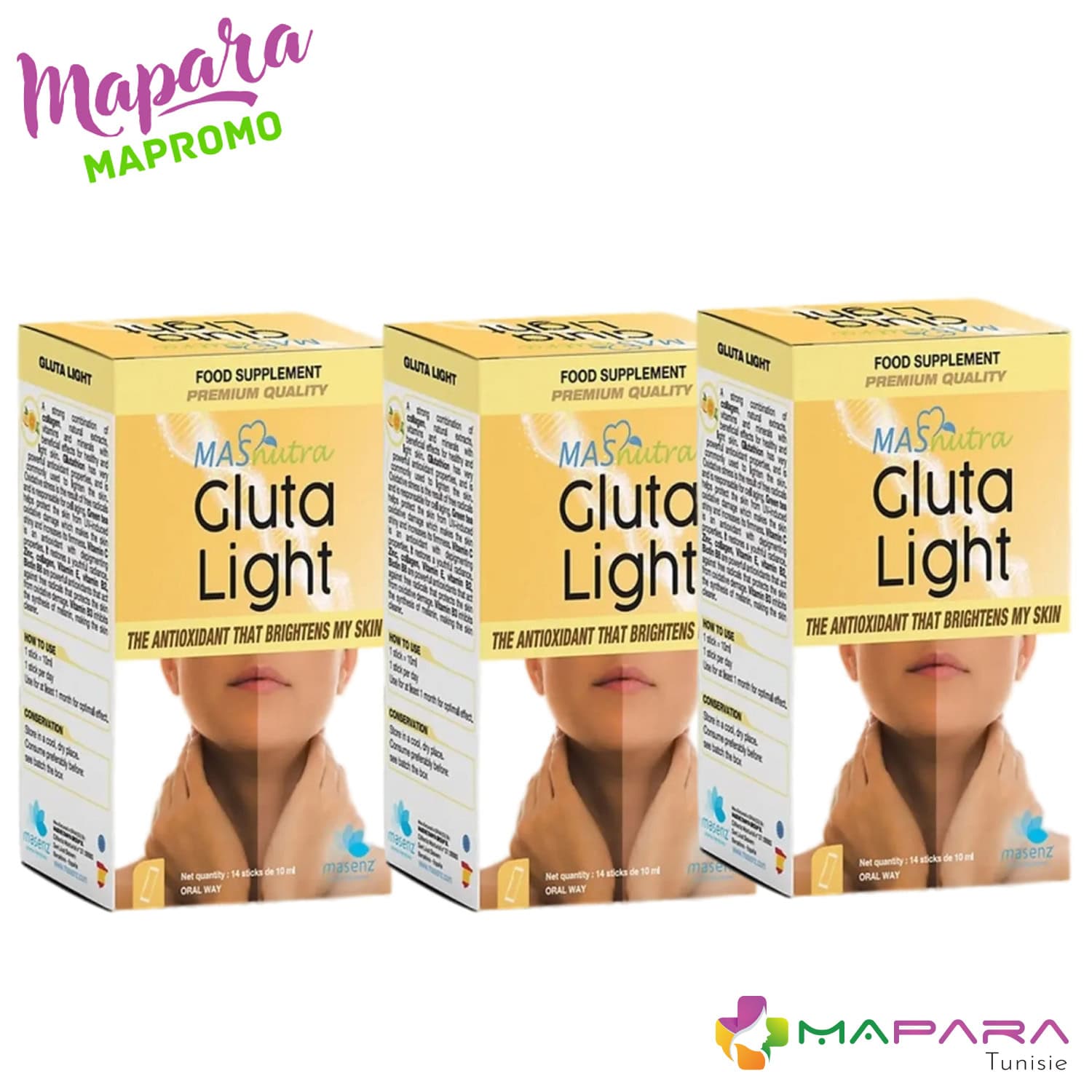 Triple Pack GLUTA Light