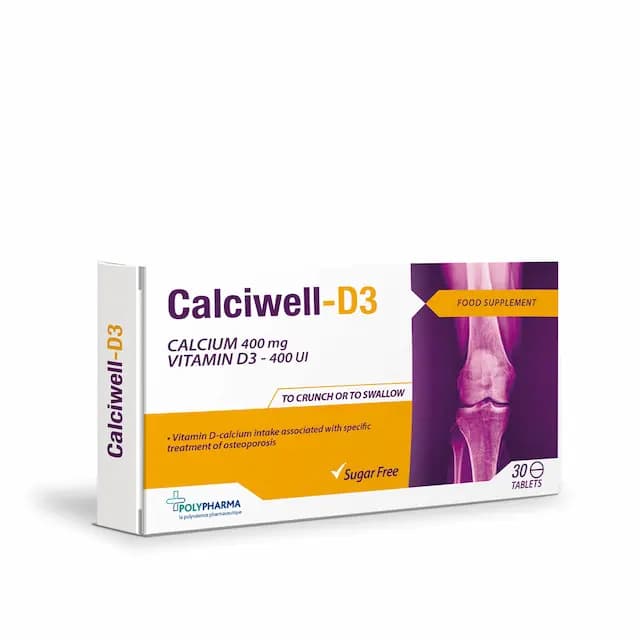 Calciwell D3 30 comprimes
