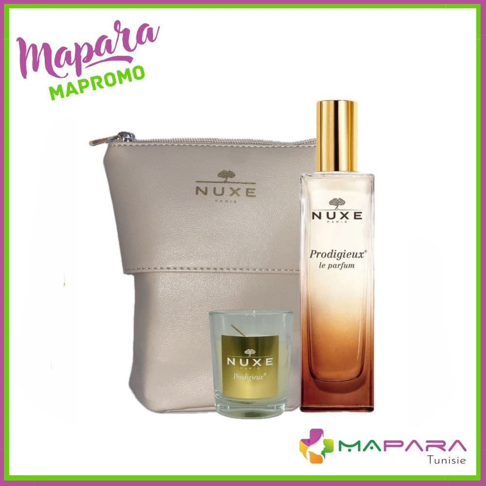 Nuxe Trousse Parfum Prodigieux 30ml + Bougie Nuxe 60g (Offert)