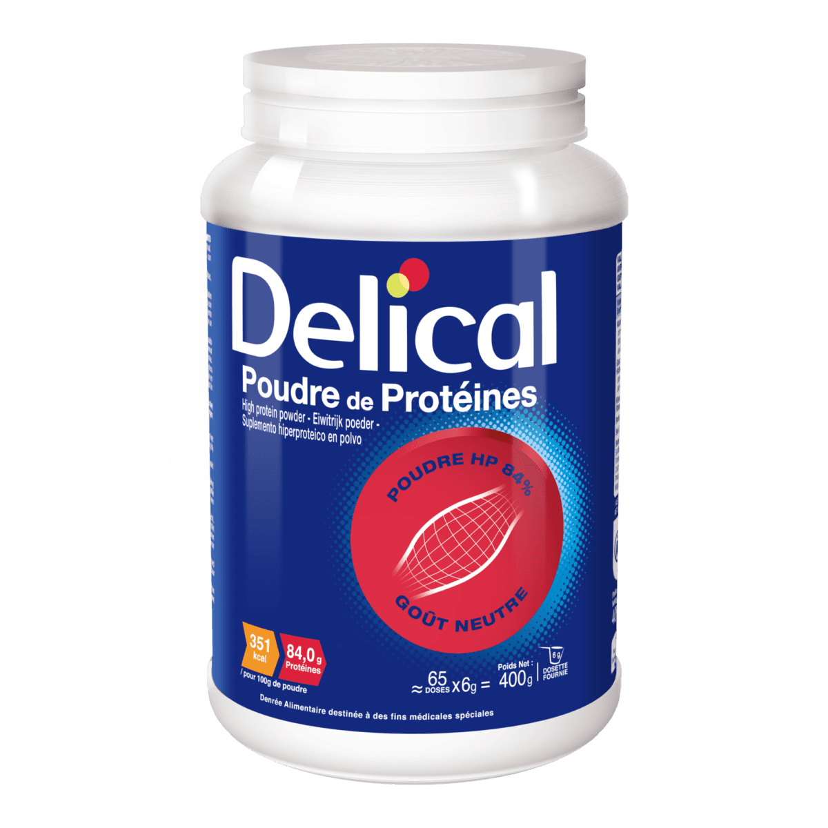 Delical Poudre de Protéines 400g