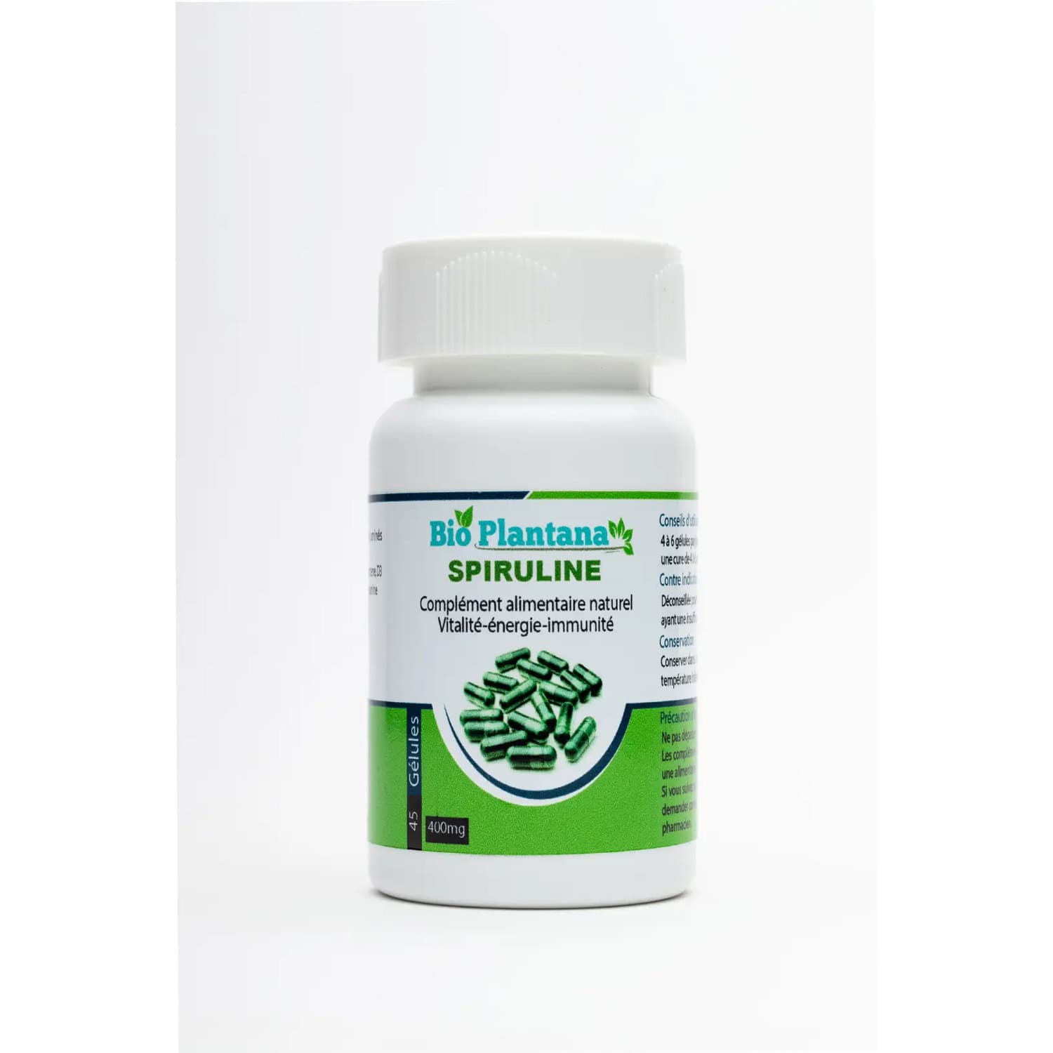 Bio Plantana Spiruline 45 Gélules