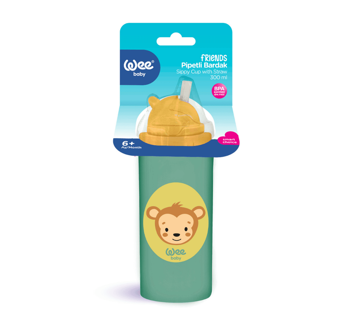Wee Baby Tasse avec Paille 6m+ 300ml