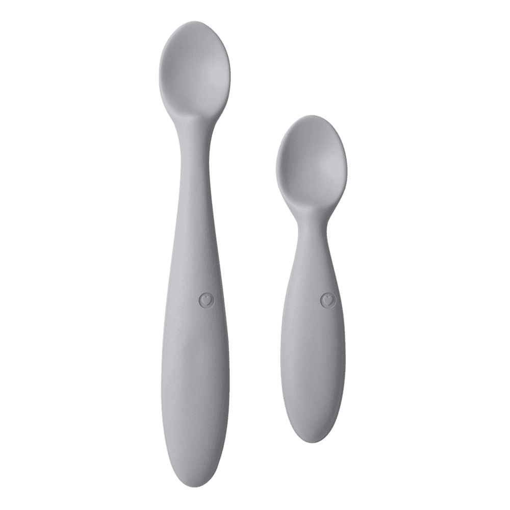 BIBS Lot de 2 Cuillères Bébé et Parent Vanilla