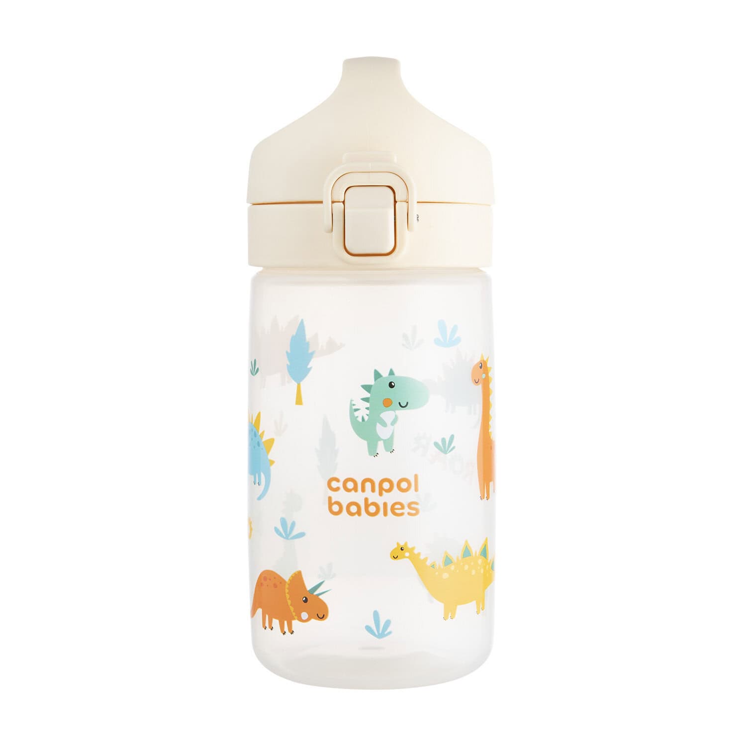Canpol Gourde Junior Beige pour Enfants de 2 ans et demi et plus 400ml 56/624