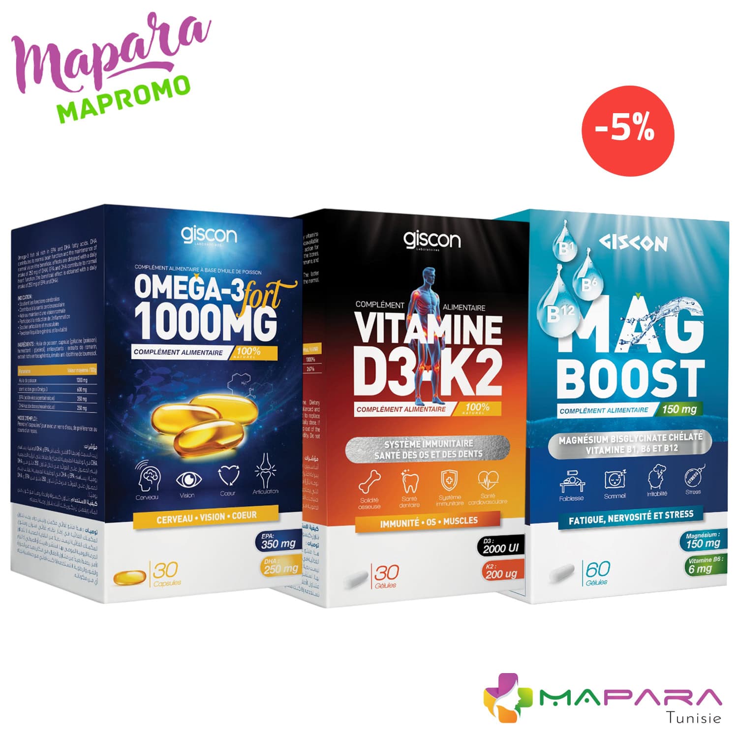 Giscon Pack Vitalité Complète