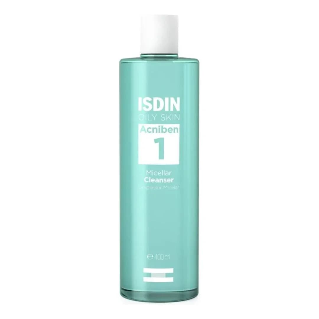 ISDIN Nettoyant Micellaire Acniben Peaux Grasses 400ml