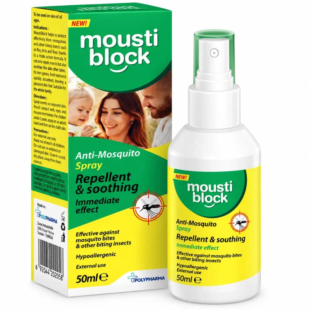 MoustiBlock Spray Anti-Moustiques 50ml