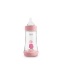 Chicco - Biberon Perfect 5 silicone - 2m+ - 240ml