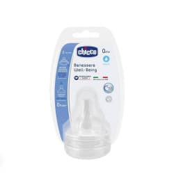 Chicco Well-Being - Tétine silicone 0m+