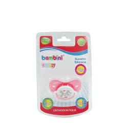 Bambini - Sucette en silicone - Bout cerise - 0m+