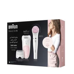 Coffret beauté - Braun Silk-épil 5 5-875 - Wet & Dry + 3 accessoires dont Braun FaceSpa