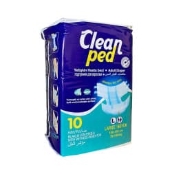 Clean ped - Couche adulte Large - 10 unités