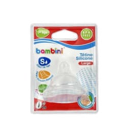 Bambini - Tétine silicone Large 1er age 0M+