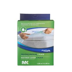 MK - Protège matelas 1 place 1,30 m * 2,40 m